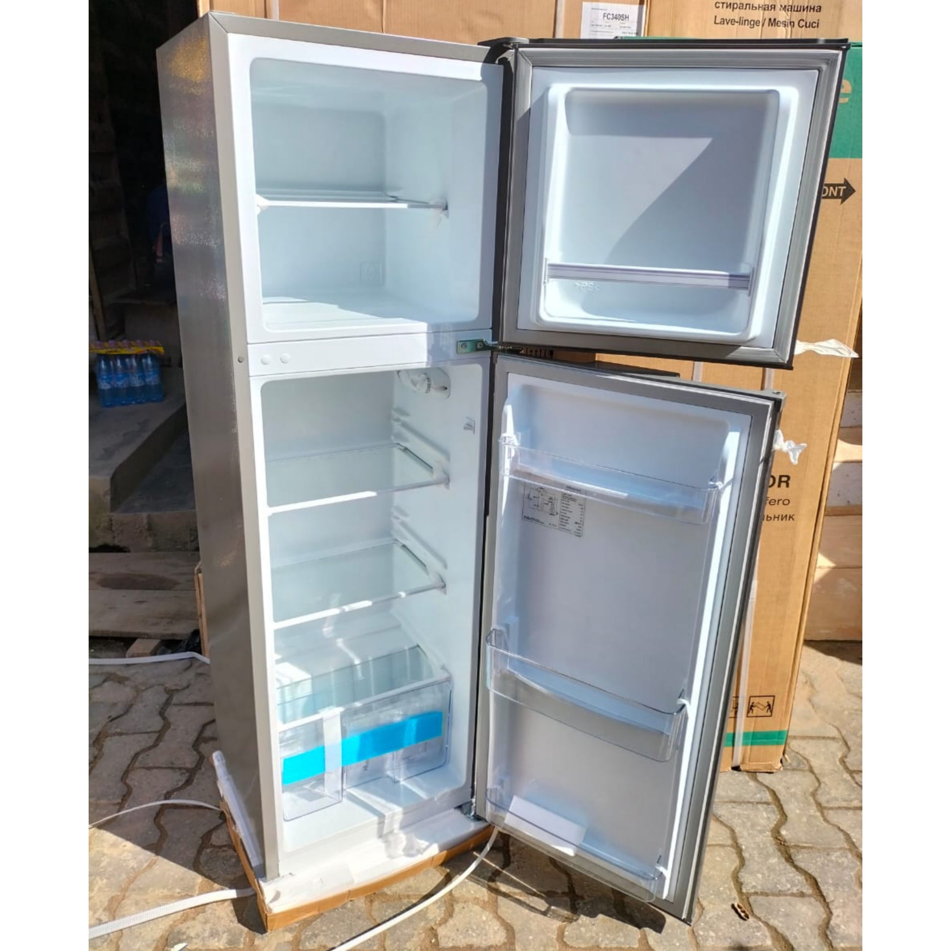 Hisense REF212DR 161L Double Door Top-Freezer Refrigerator - Brand New