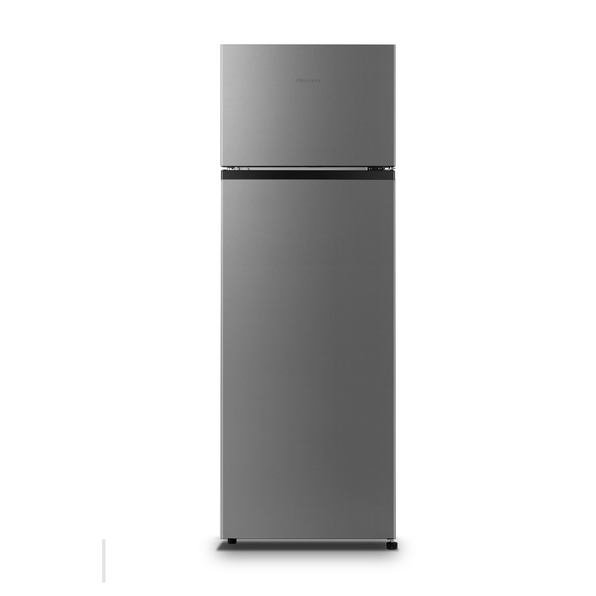 Hisense REF240DR 240L Double Door Top-Freezer Refrigerator + Defrost (Front View) - Brand New