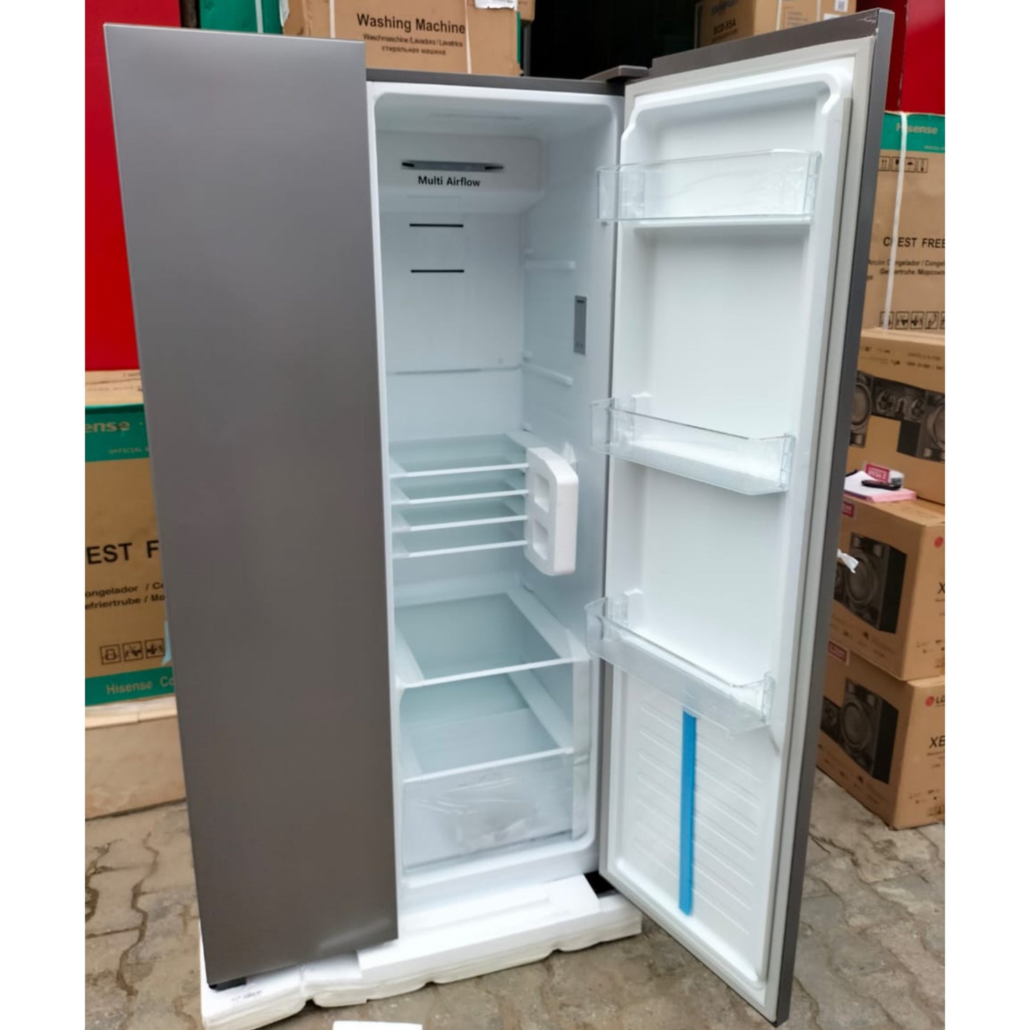 Hisense REF 67WSI 516L Side by Side Refrigerator + 1 Year Warranty - Brand New