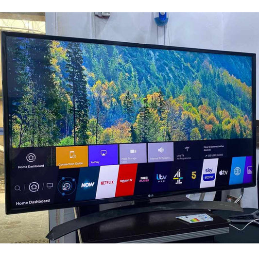 LG 43 inch UP71 ThinQ AI webOS 6.0 4K UHD HDR Bluetooth Smart TV + Apple AirPlay 2