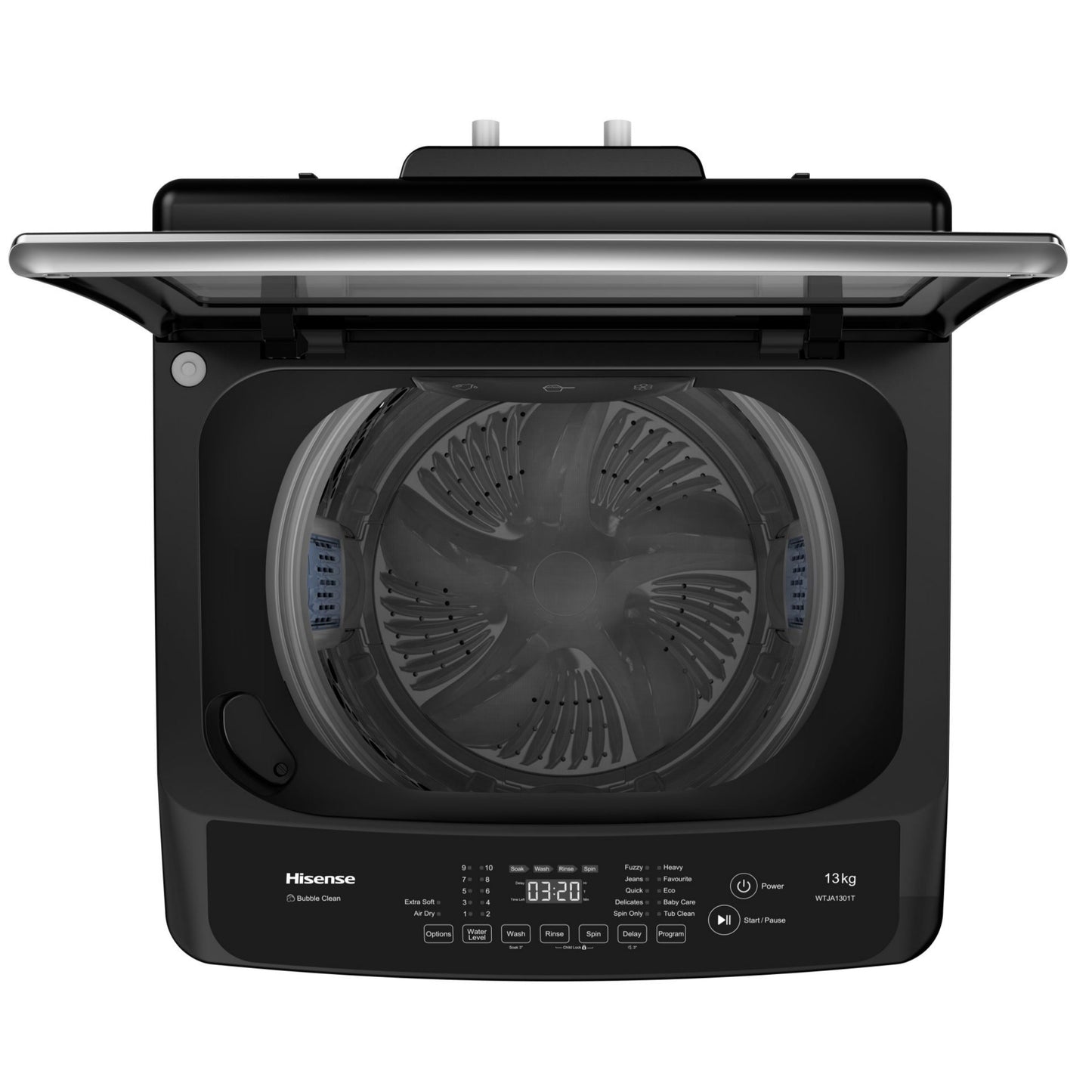 Hisense WM1302S-WTJA 13kg Smart Control Top Load Automatic Washing Machine - Brand New
