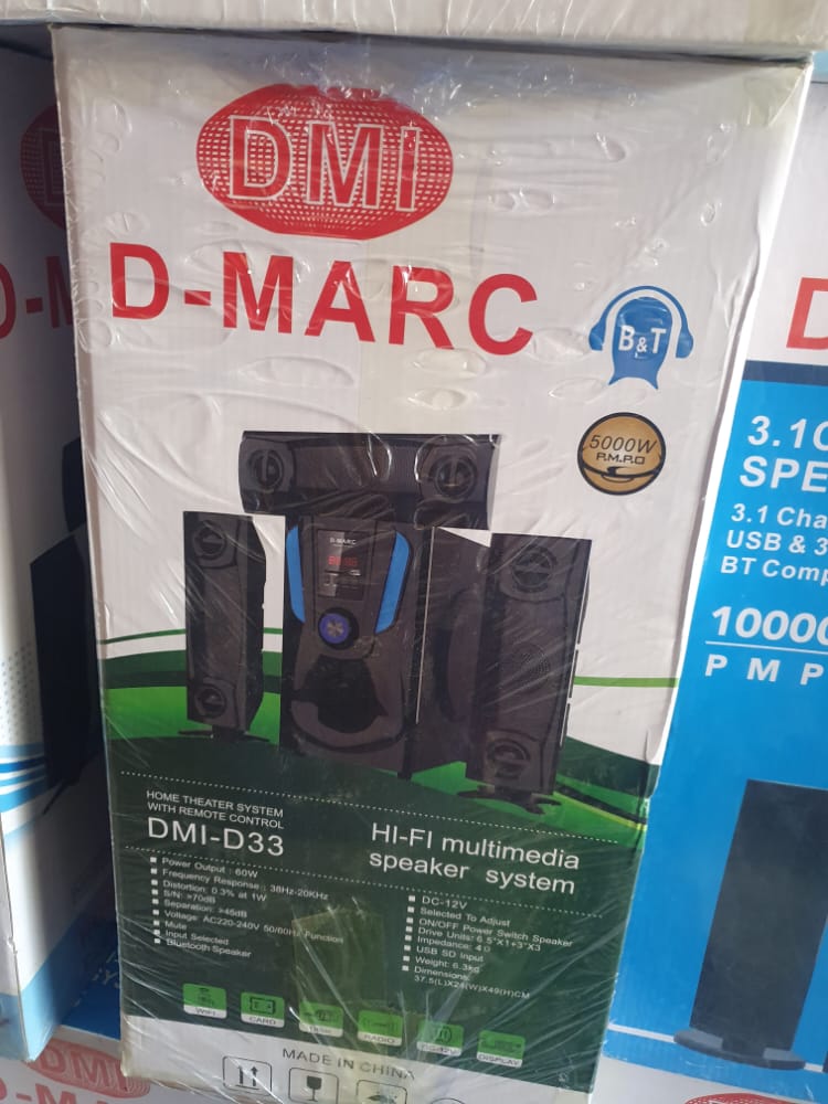 DMARC DMI-D33 3.1Ch Bluetooth Hifi Home Theater - Brand New
